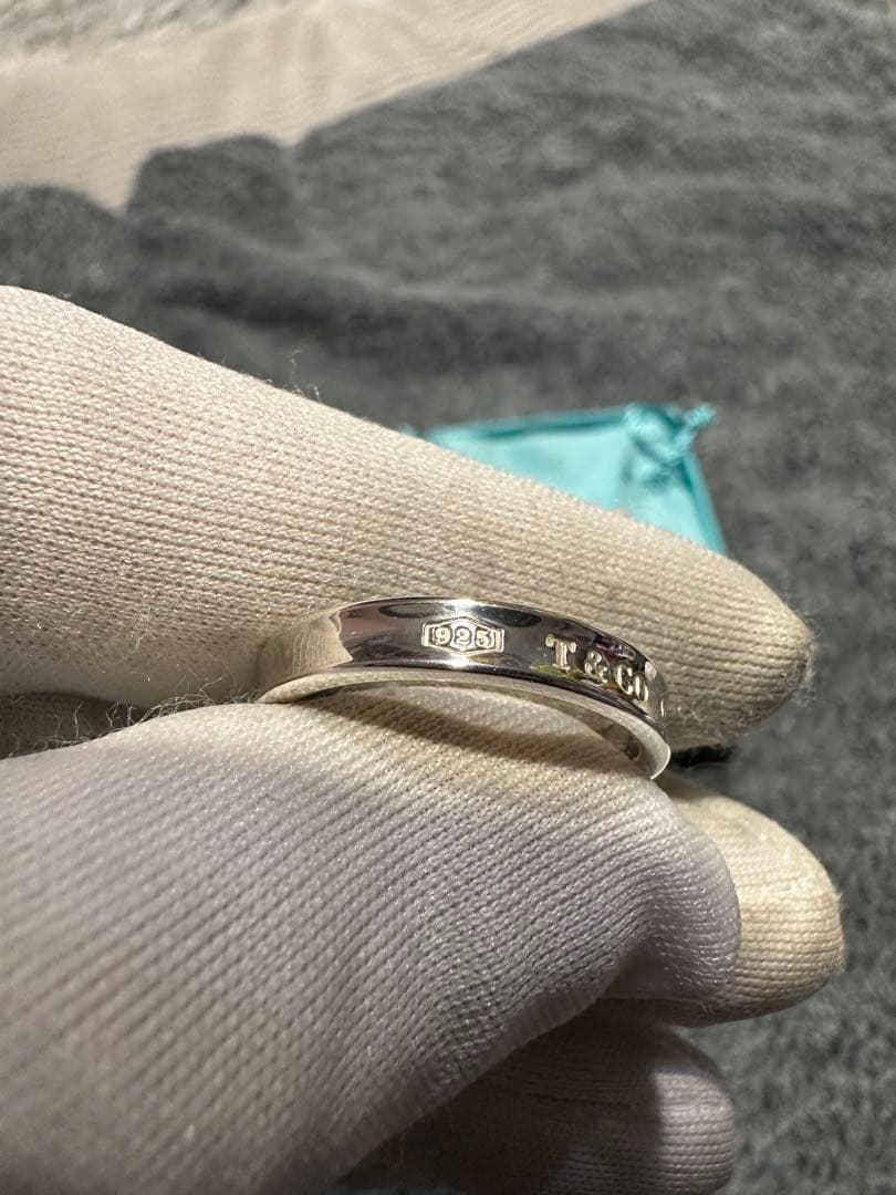 ティファニー ナロー リング 925 21号 希少サイズ ヴィンテージ