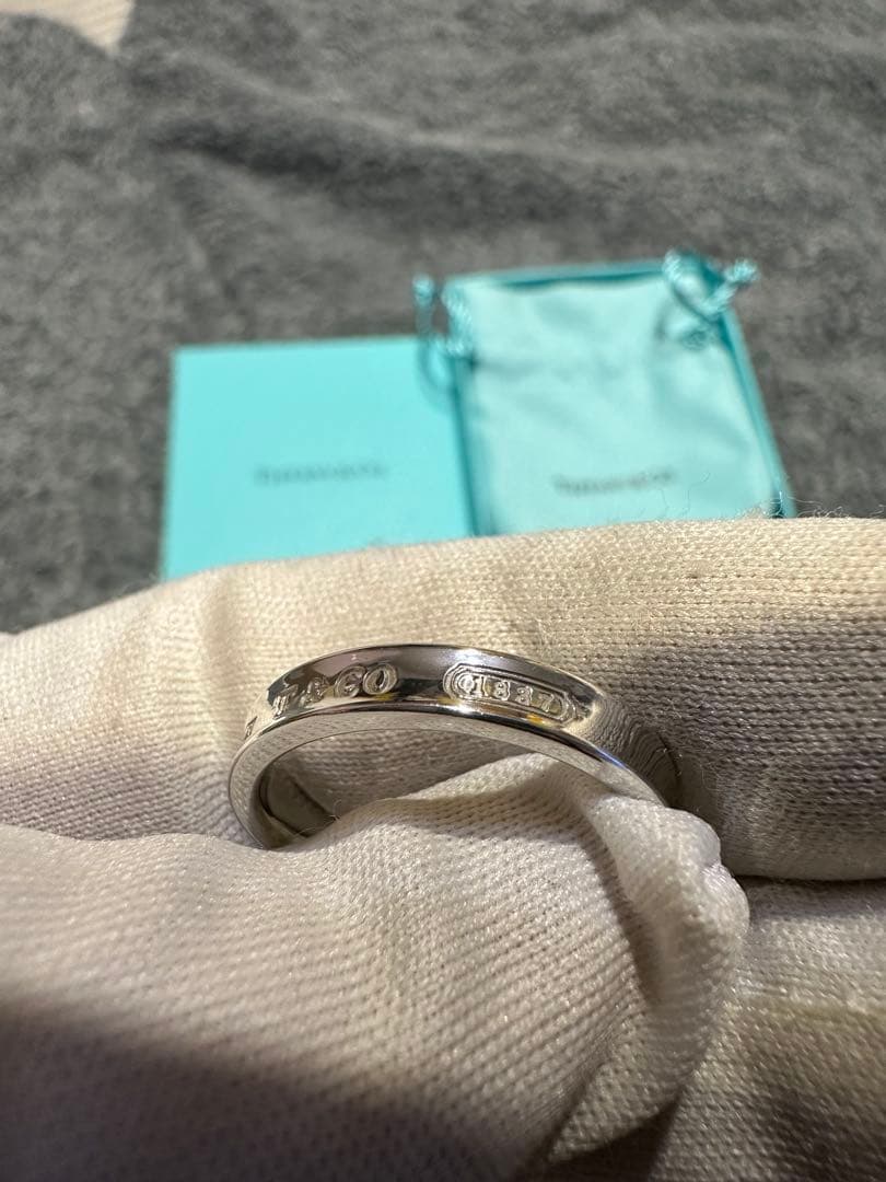 ティファニー ナロー リング 925 21号 希少サイズ ヴィンテージ
