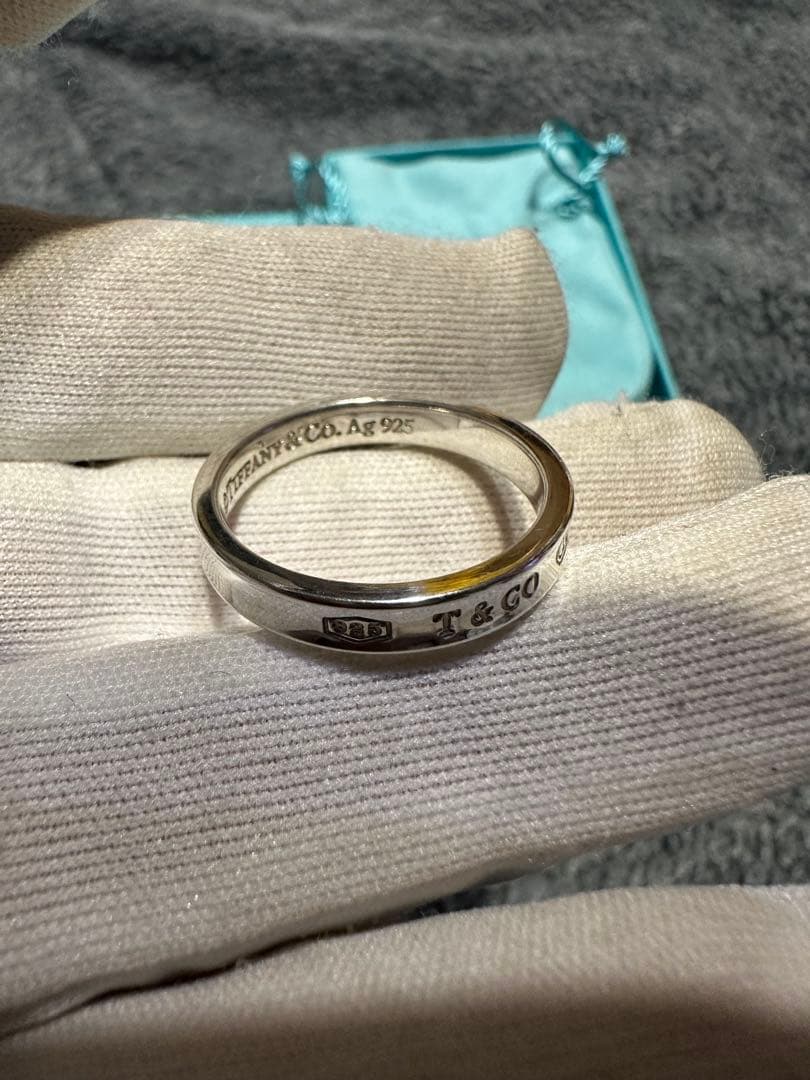 ティファニー ナロー リング 925 21号 希少サイズ ヴィンテージ
