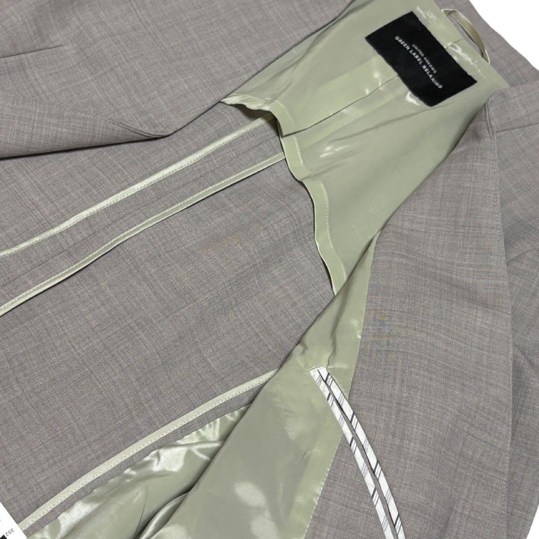 グリーンレーベル／ライトカチリラ パンツスーツ 洗える M ナチュラル 21AW
