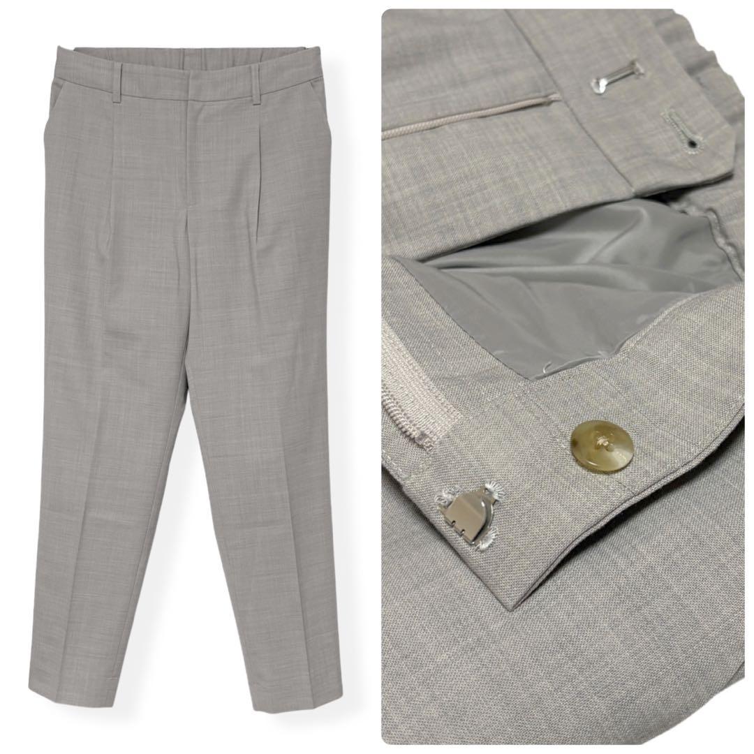 グリーンレーベル／ライトカチリラ パンツスーツ 洗える M ナチュラル 21AW