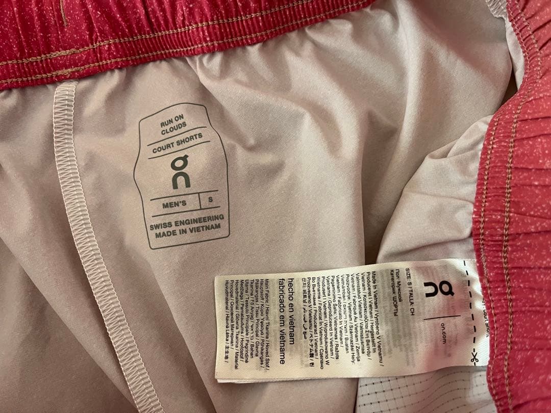 On オン　Court Shorts サイズS 美品