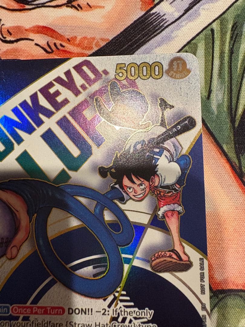 ドジャースコラボ　ONE PIECE モンキー・D・ルフィ カード