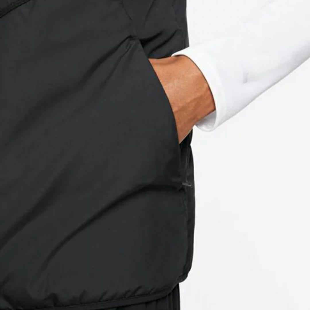 ナイキ　サーマフィット　レペル　メンズ　ランニングベスト　中綿　2XL 黒 防寒