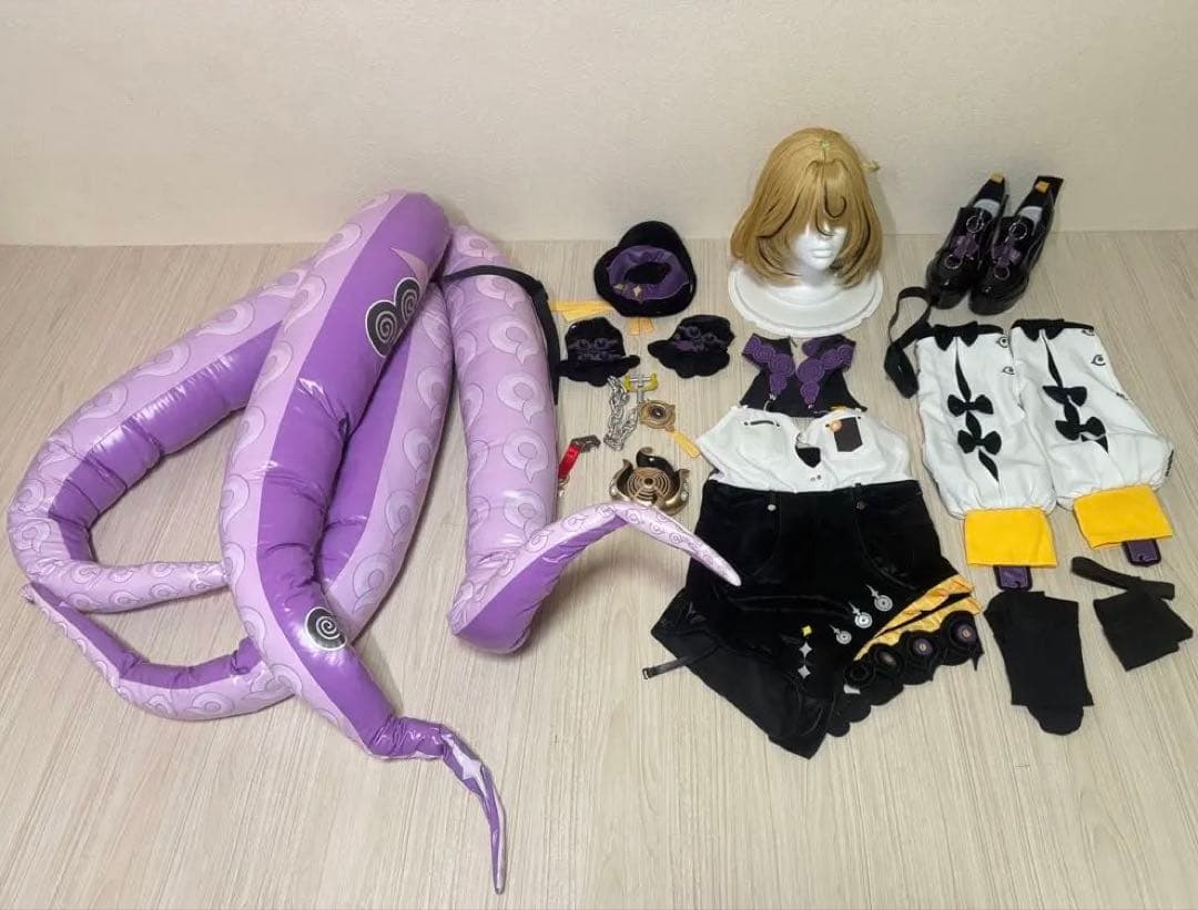 【即納】ゼンゼロ イドリー コスプレ衣装 ウィッグ　靴　尻尾付き