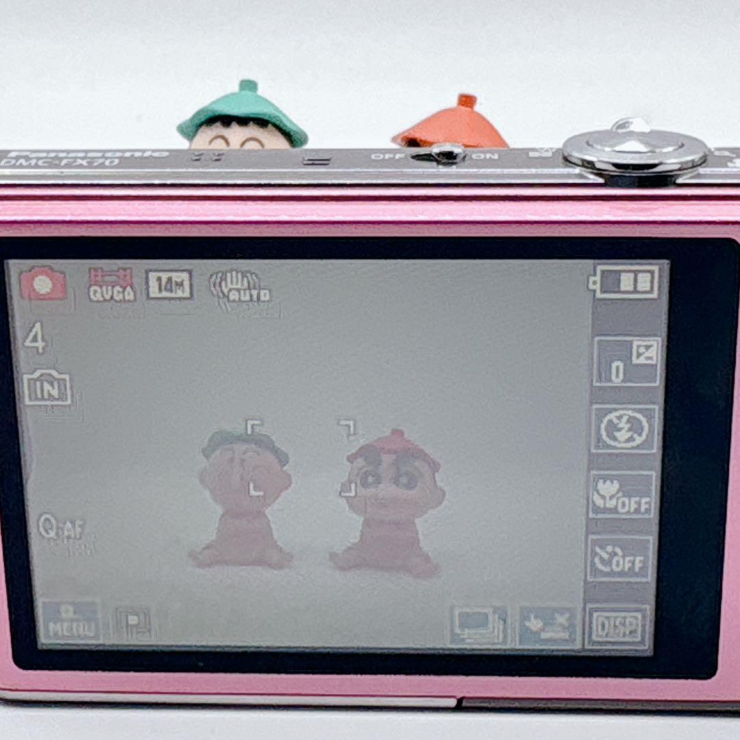 【動作品】Panasonic LUMIX DMC-FX70 ピンク デジカメ