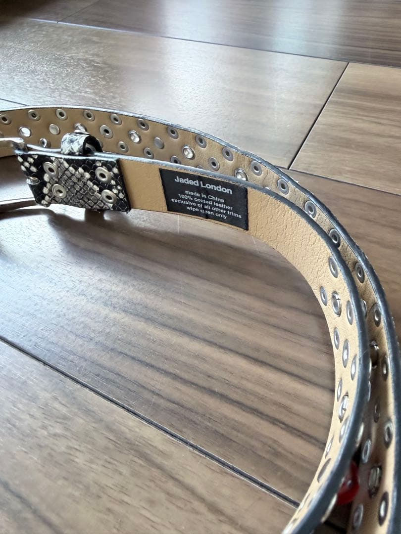 Jaded London スタッズベルト 牛革