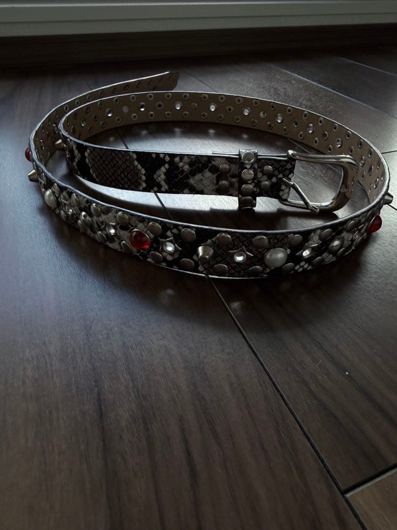 Jaded London スタッズベルト 牛革