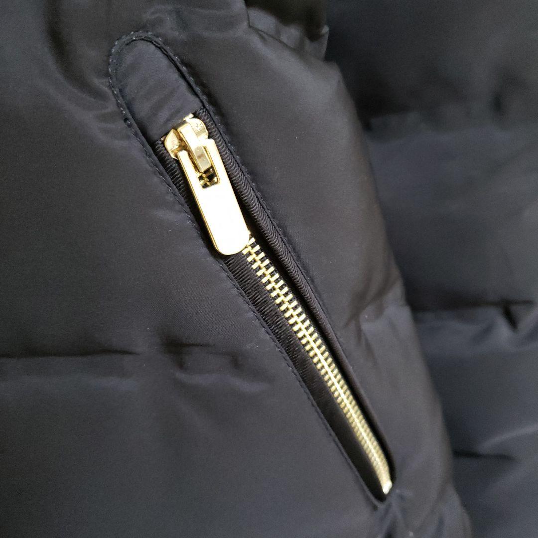 美品 XSサイズ ZARA セミロング丈ファー付きダウン