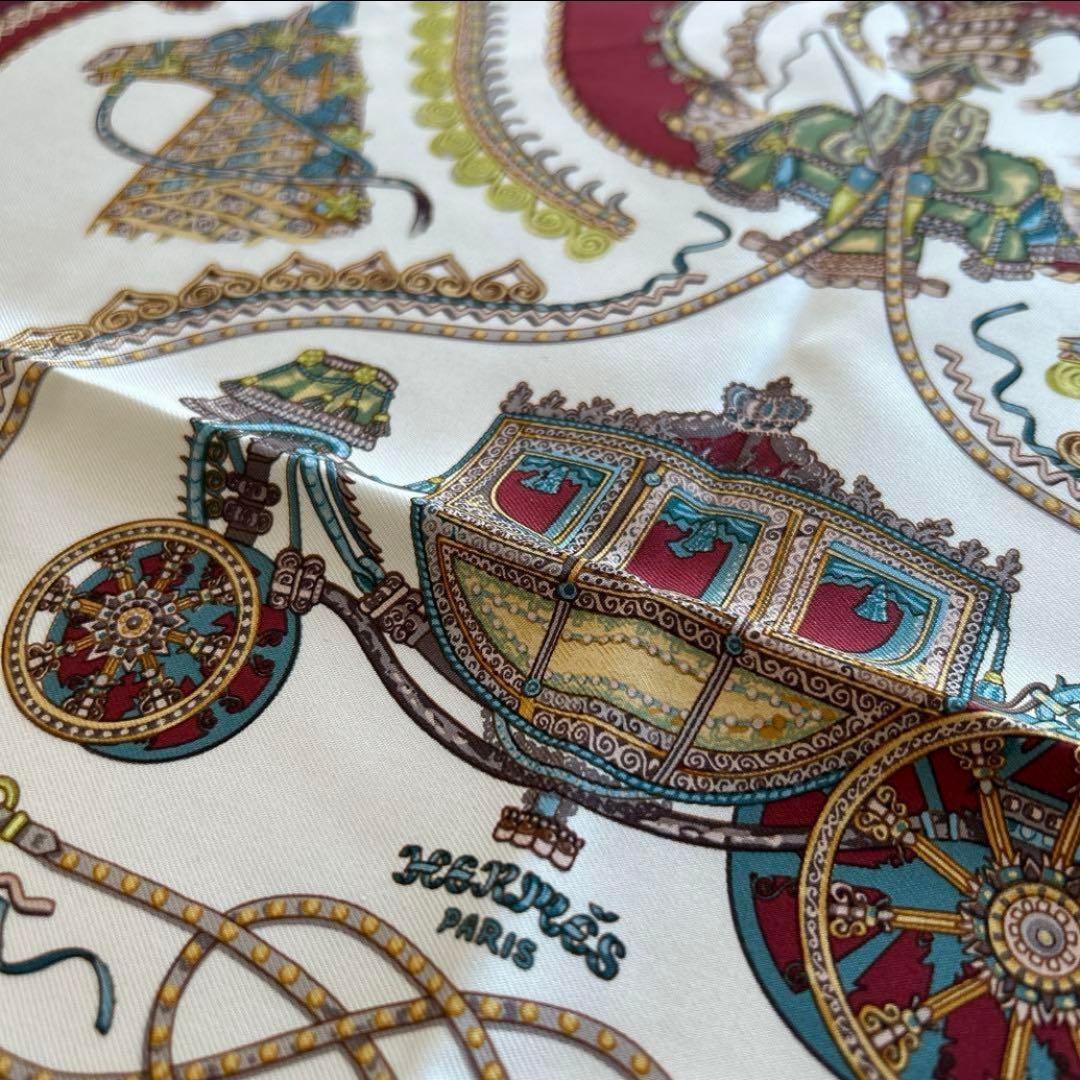 HERMES エルメス　カレ45 美品