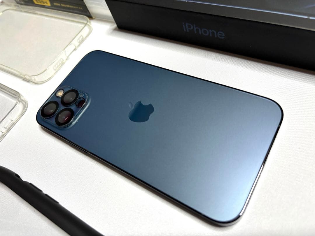 【美品】iPhone12 pro 512GB パシフィックブルー 付属品超多数！