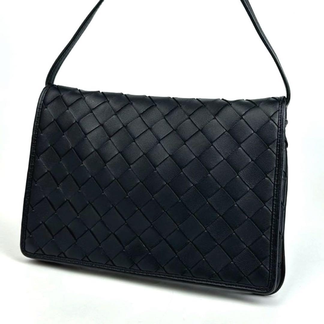 専用■ボッテガヴェネタ マキシイントレチャート ショルダーバッグ ラムスキン
