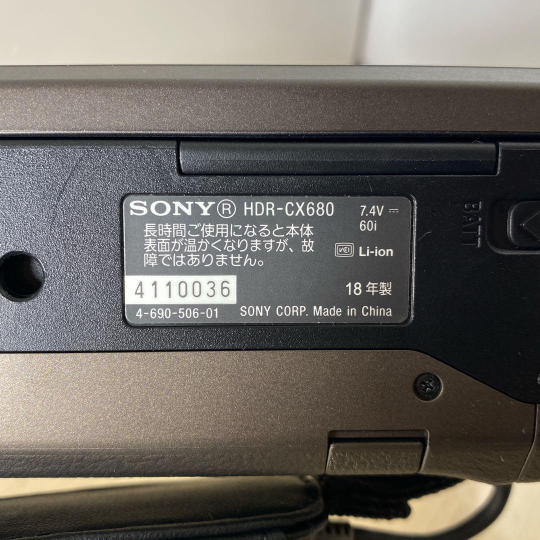 ソニー SONY HDR-CX680 デジタルビデオカメラ ブラウン2018年製