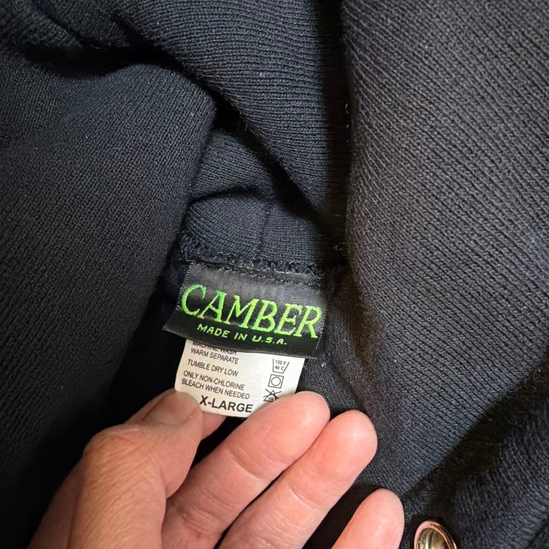 camber ダブルフェイス パーカー ブラック XL