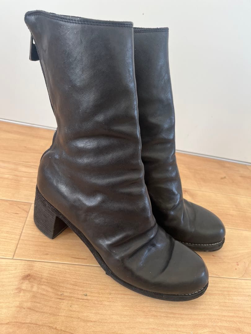 GUIDI バックジップブーツ　788 美品即納致します