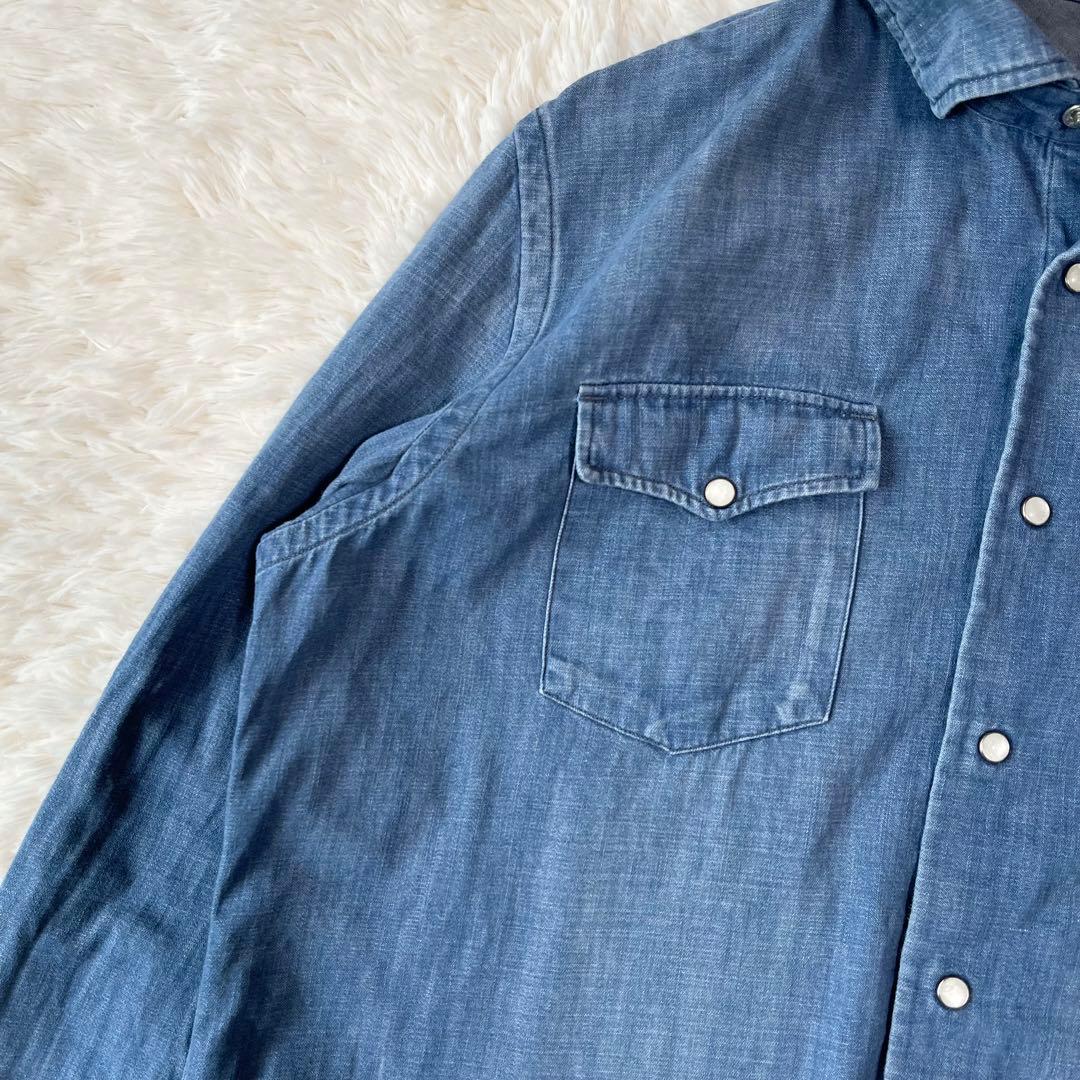 45R フォーティーファイブアール極美品 モンプチデニムの908イースタンシャツ