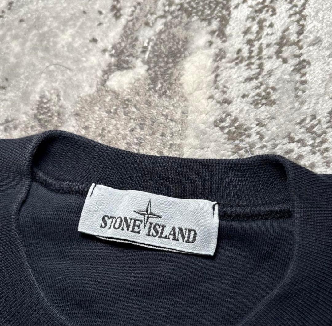 STONE  ネイビー スウェット