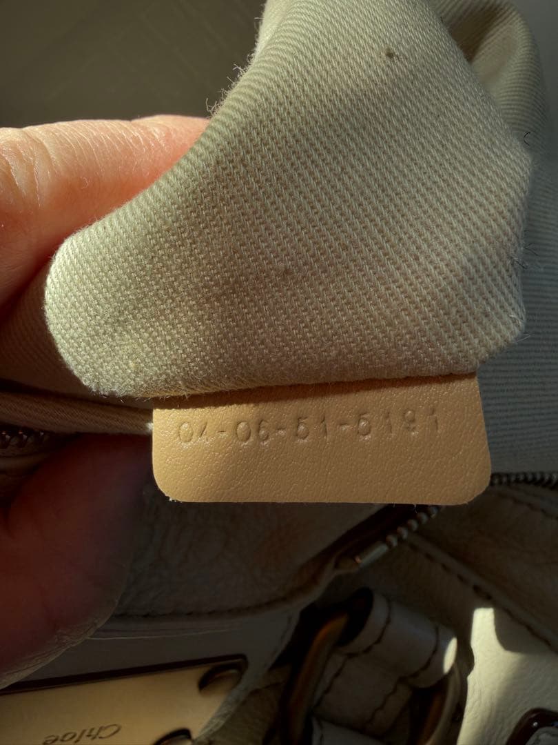 Chloé ライトベージュ ハンドバッグ 保存袋付き