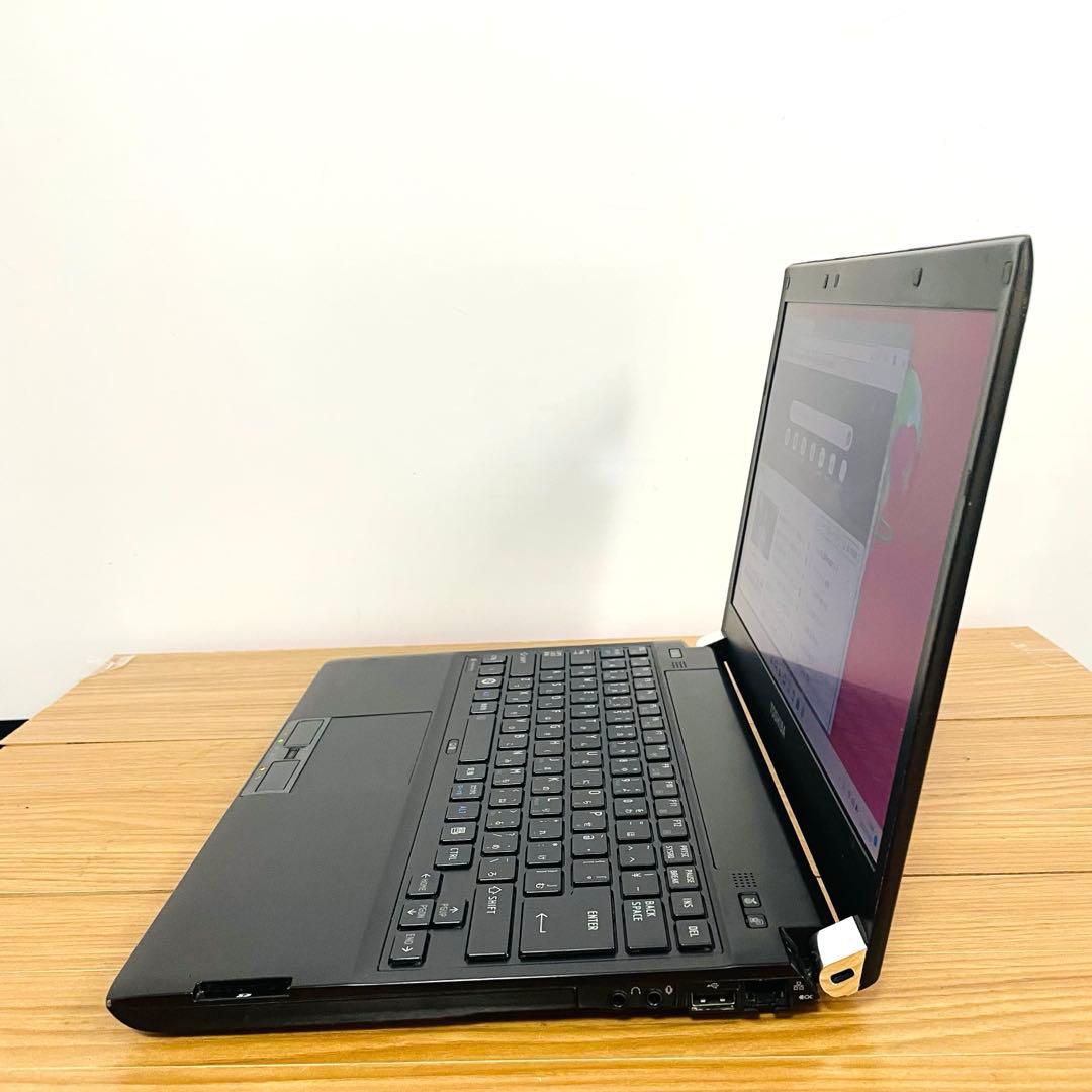 爆安ブラック東芝ノートPC SSDメモリ8ギガwin11 オフィス