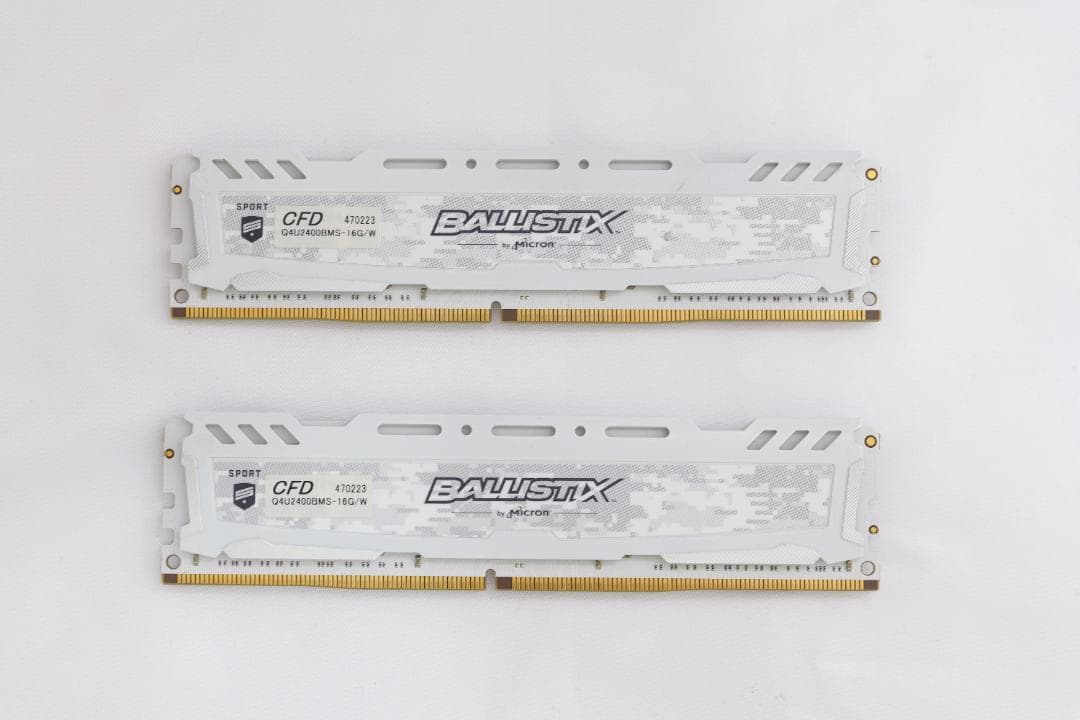 即発送 CRUCIAL BALLISTIX DDR4 32GB 16GB×2枚②