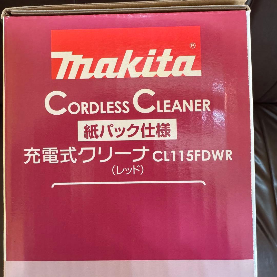 金沢様！新品 マキタ(Makita) 充電式クリーナCL115FDWR