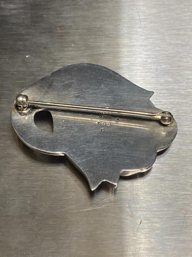 美品 ジョージジェンセン ブローチ スズラン 100C