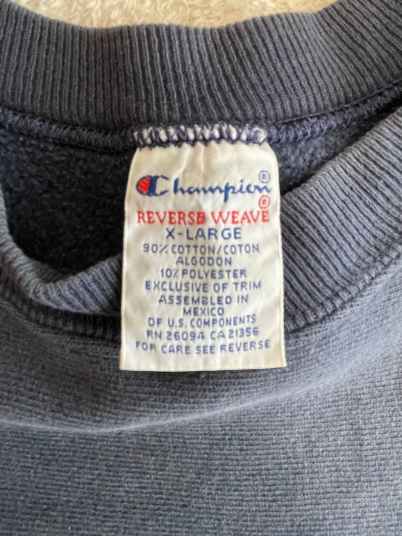 Iowa刺繍タグ90sチャンピオンChampionリバースウィーブ