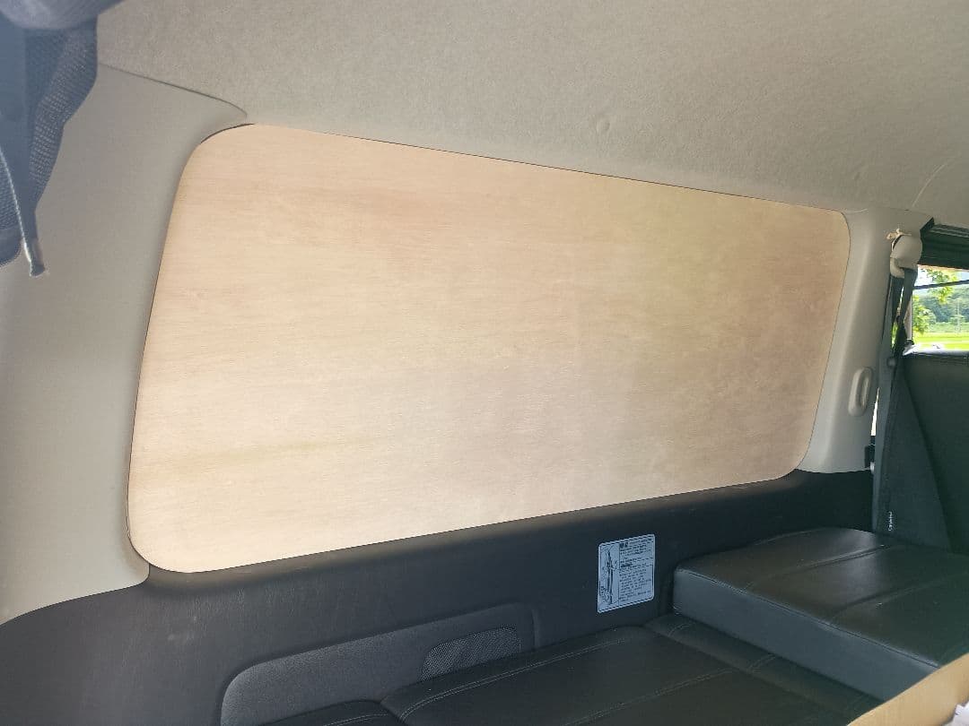 ハイエース　窓埋めパネル　サンシェード　左右セット「12」　安心の9mm合板