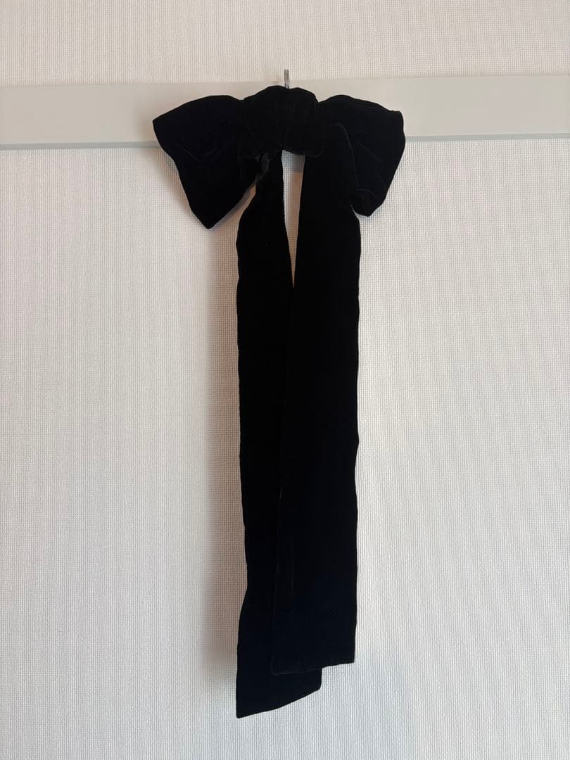 FETICO VELVET LONG BOW HAIR CLIP リボンバレッタ