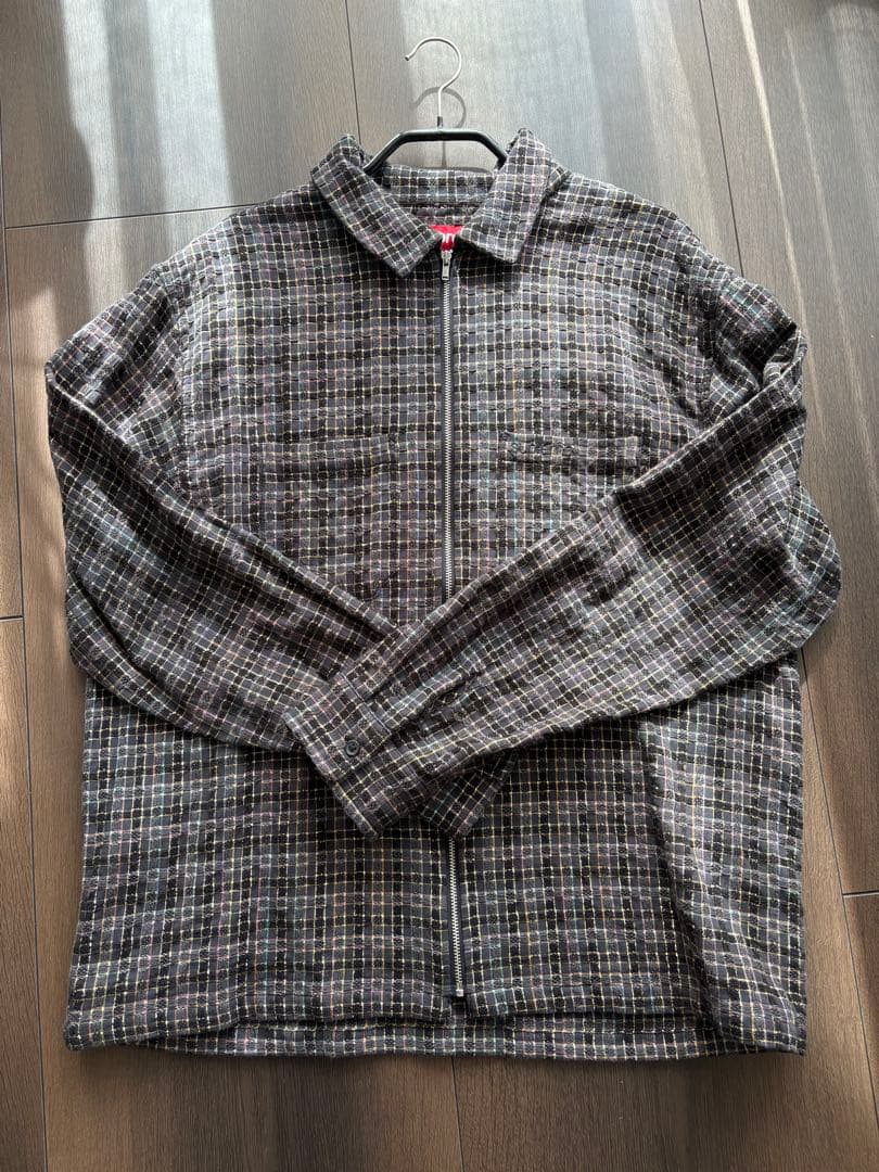 ジャケット・アウター Supreme llic Plaid Zip Up Shirt