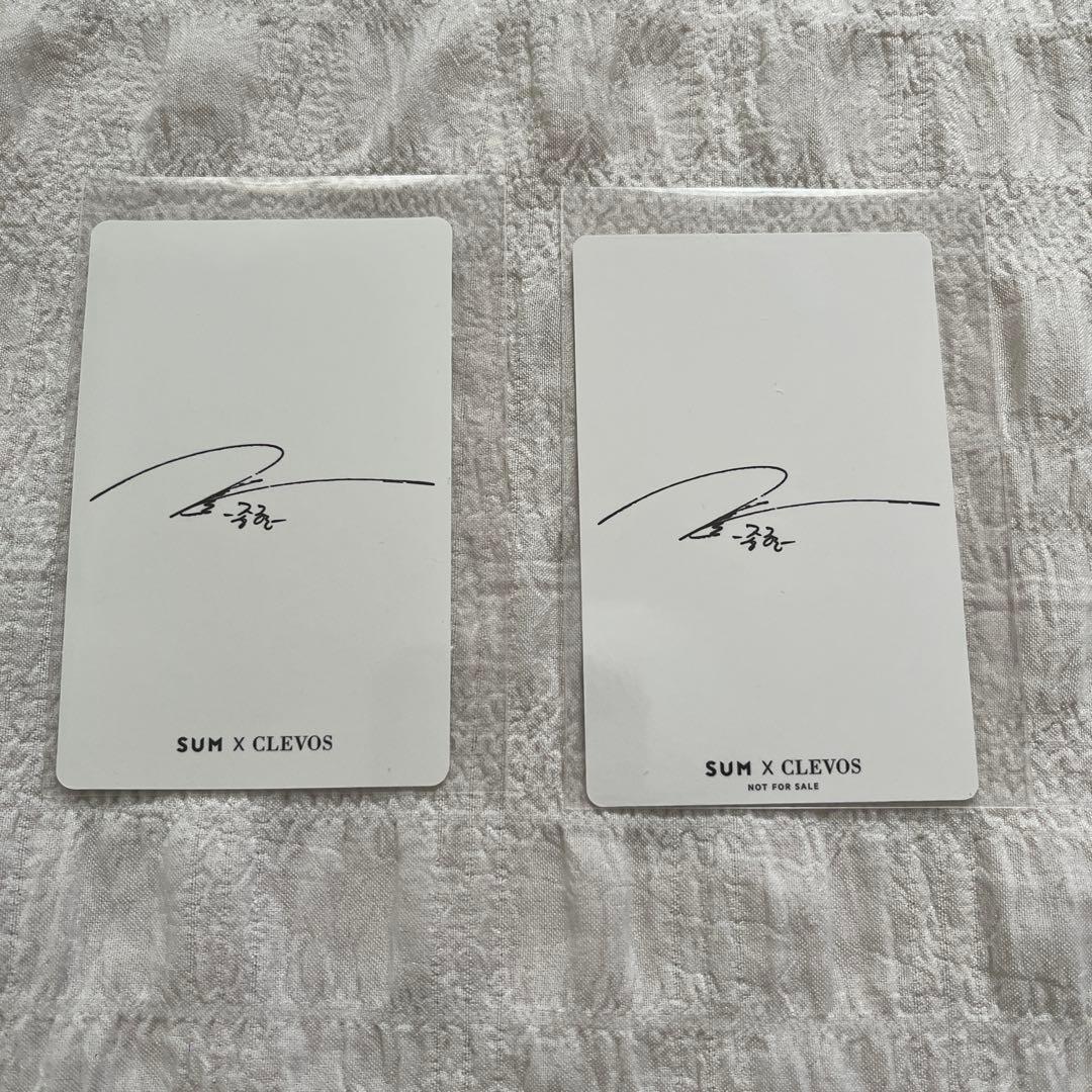 SHINee ジョンヒョン CLEVOS ウェットティッシュ トレカ 2枚セット