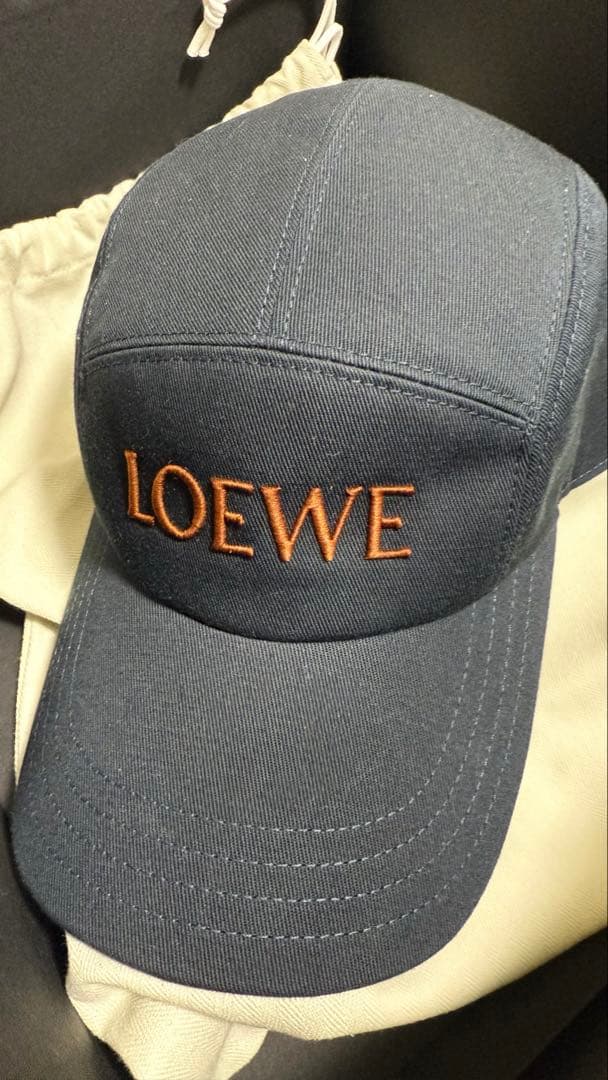 大幅値下【新品未使用】LOEWE ロエベ キャップ 帽子 紺 ネイビー