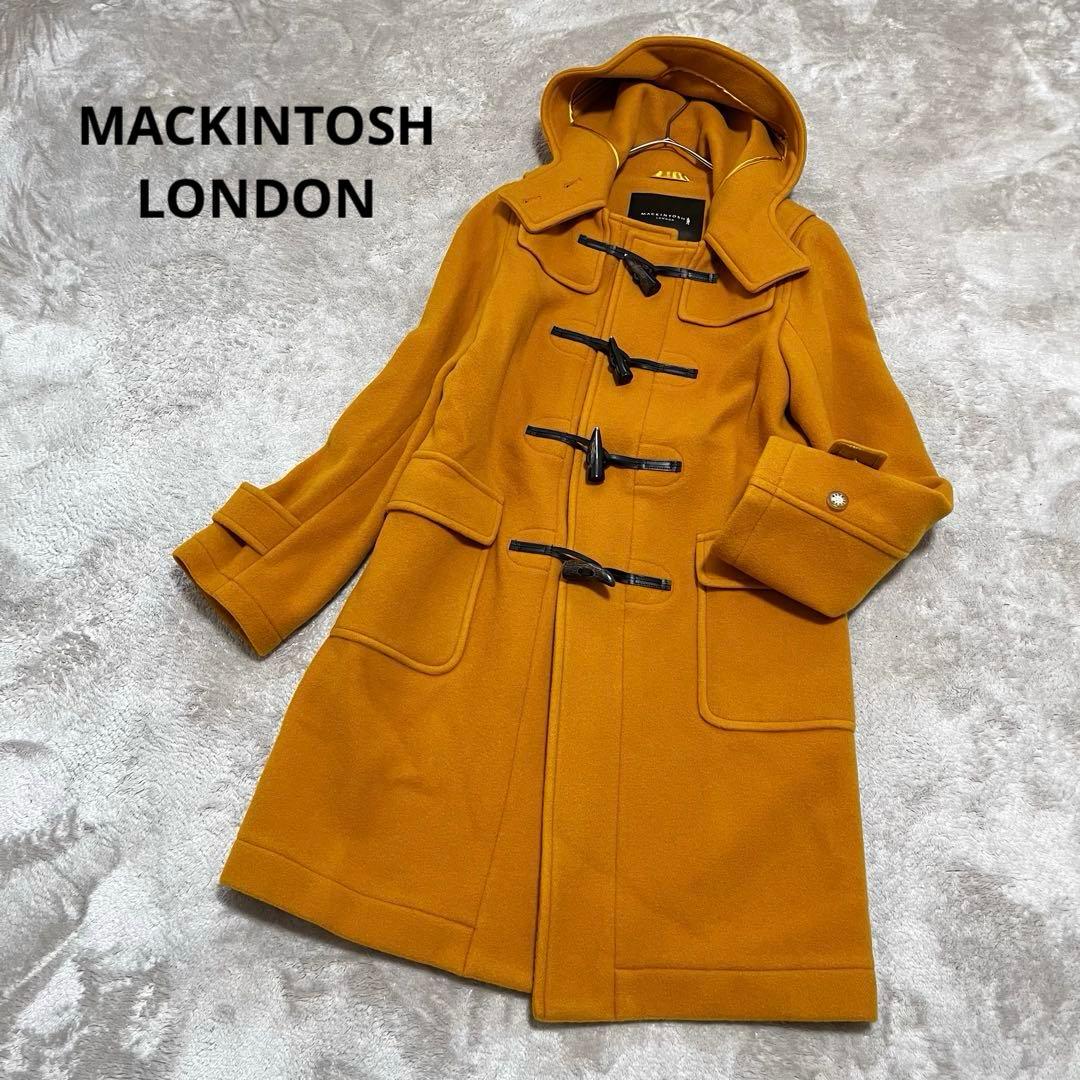 極美品　マッキントッシュ ロンドン　ダッフルコート　ロング　イエロー　40