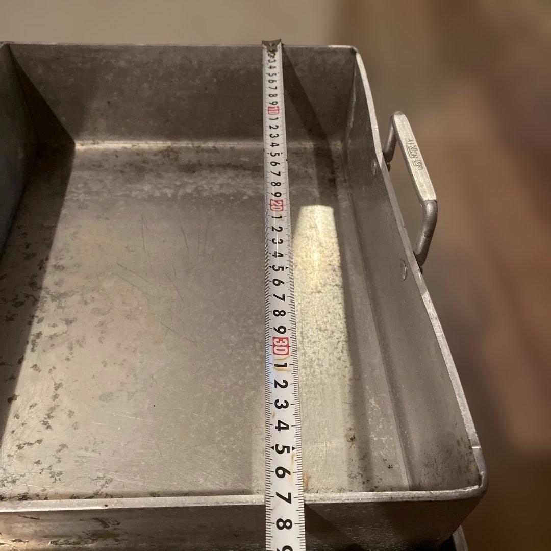 業務用大型アルミ製2分割台はステンレス製ガスを入れて使用します。