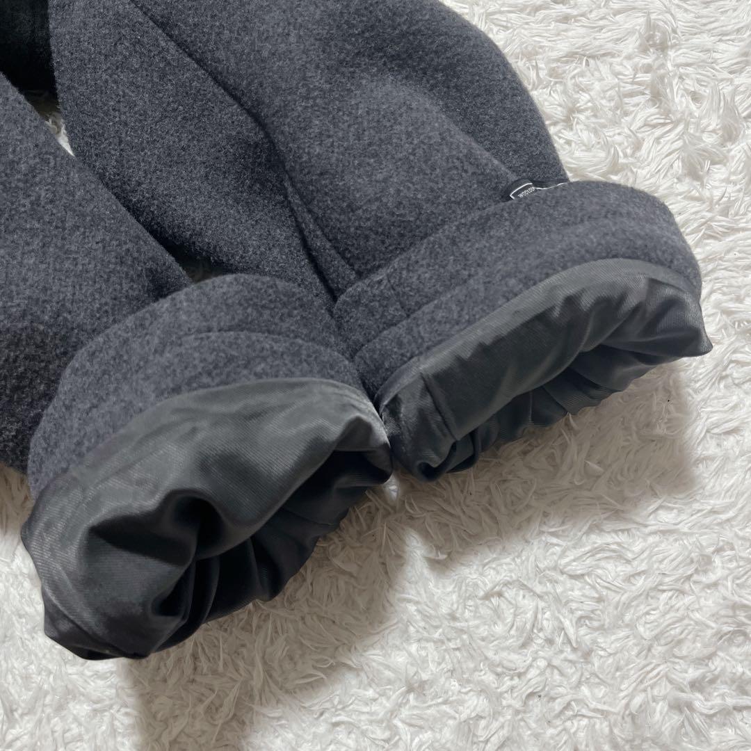 Mila Owen ロング ダッフルコート チャコールグレー