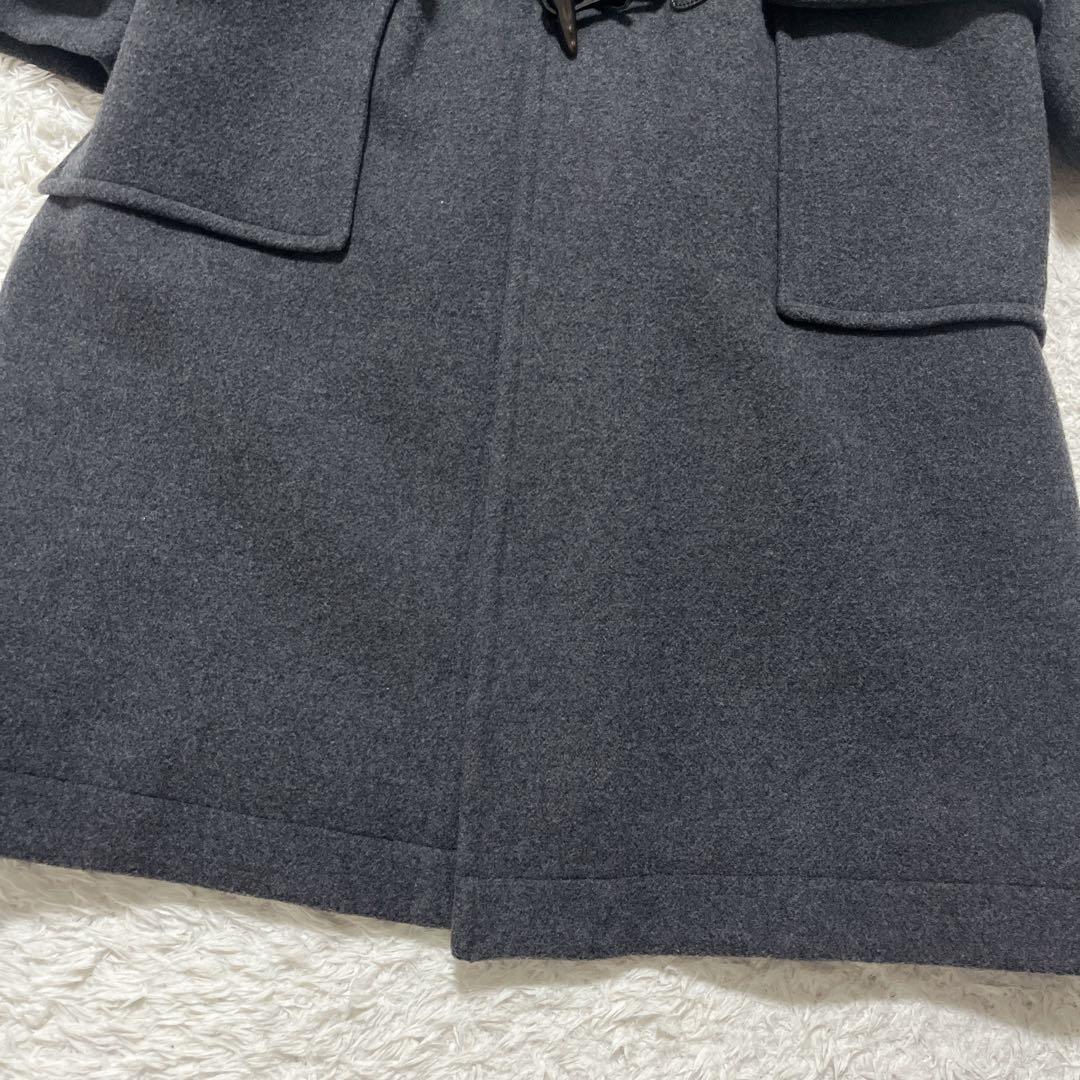 Mila Owen ロング ダッフルコート チャコールグレー