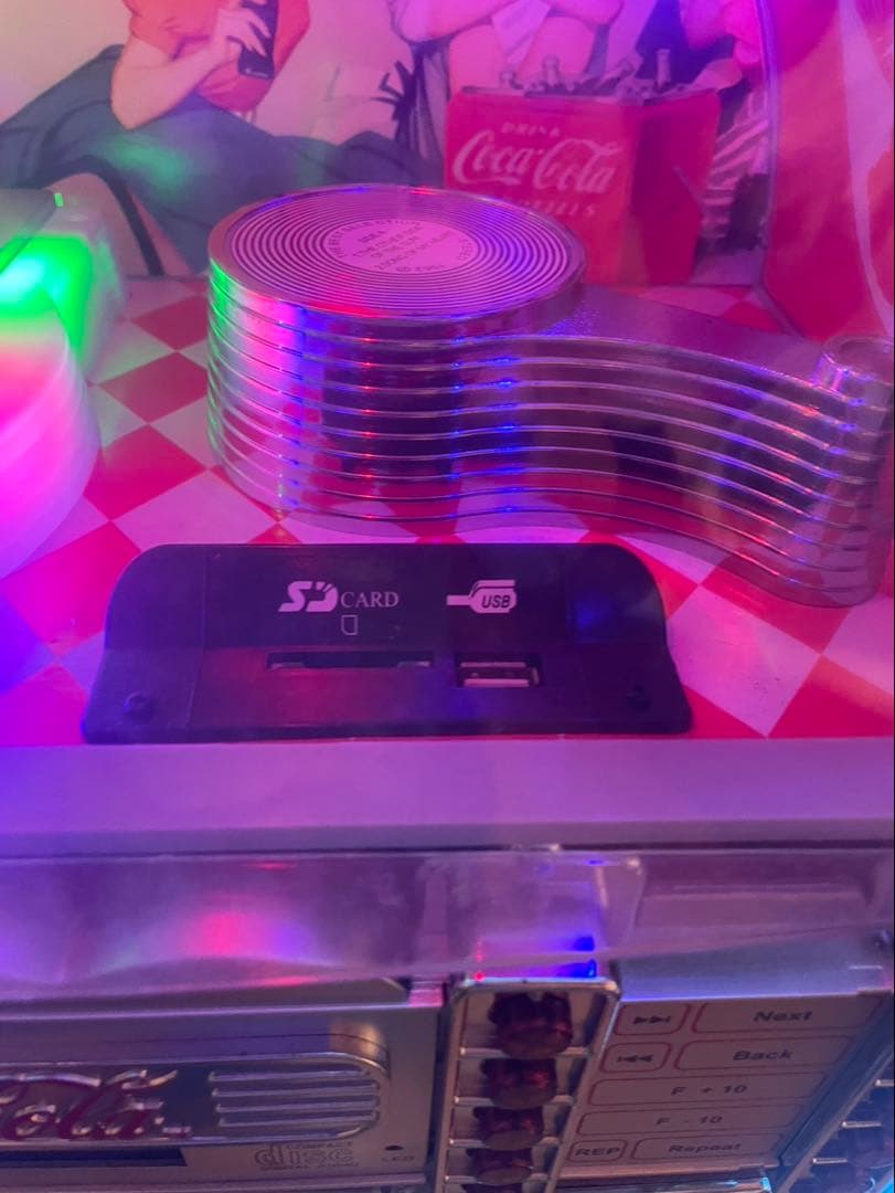 コカ・コーラ　ジュークボックスCDプレーヤー