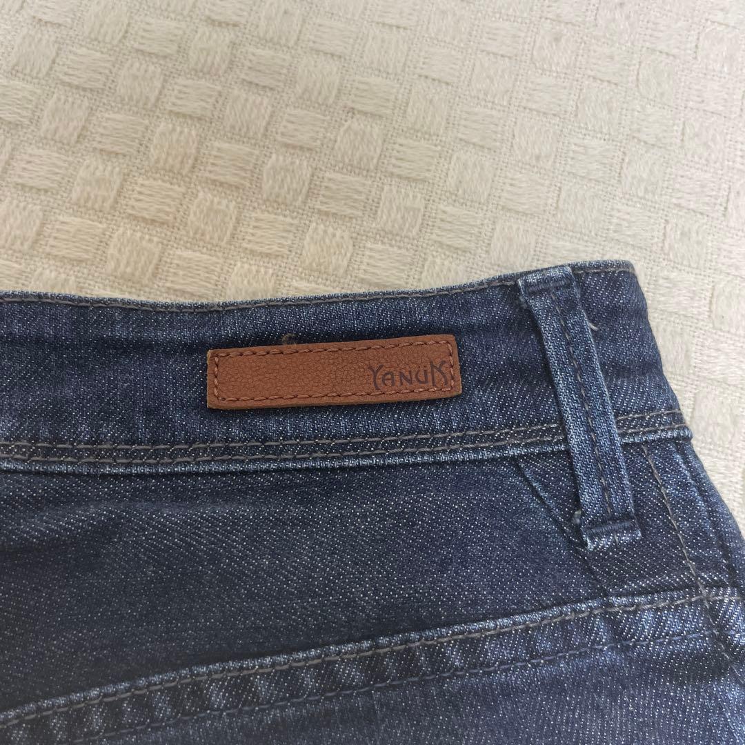 ヤヌーク　デニム　リリス　ストレート　ワイド　 サイズ24
