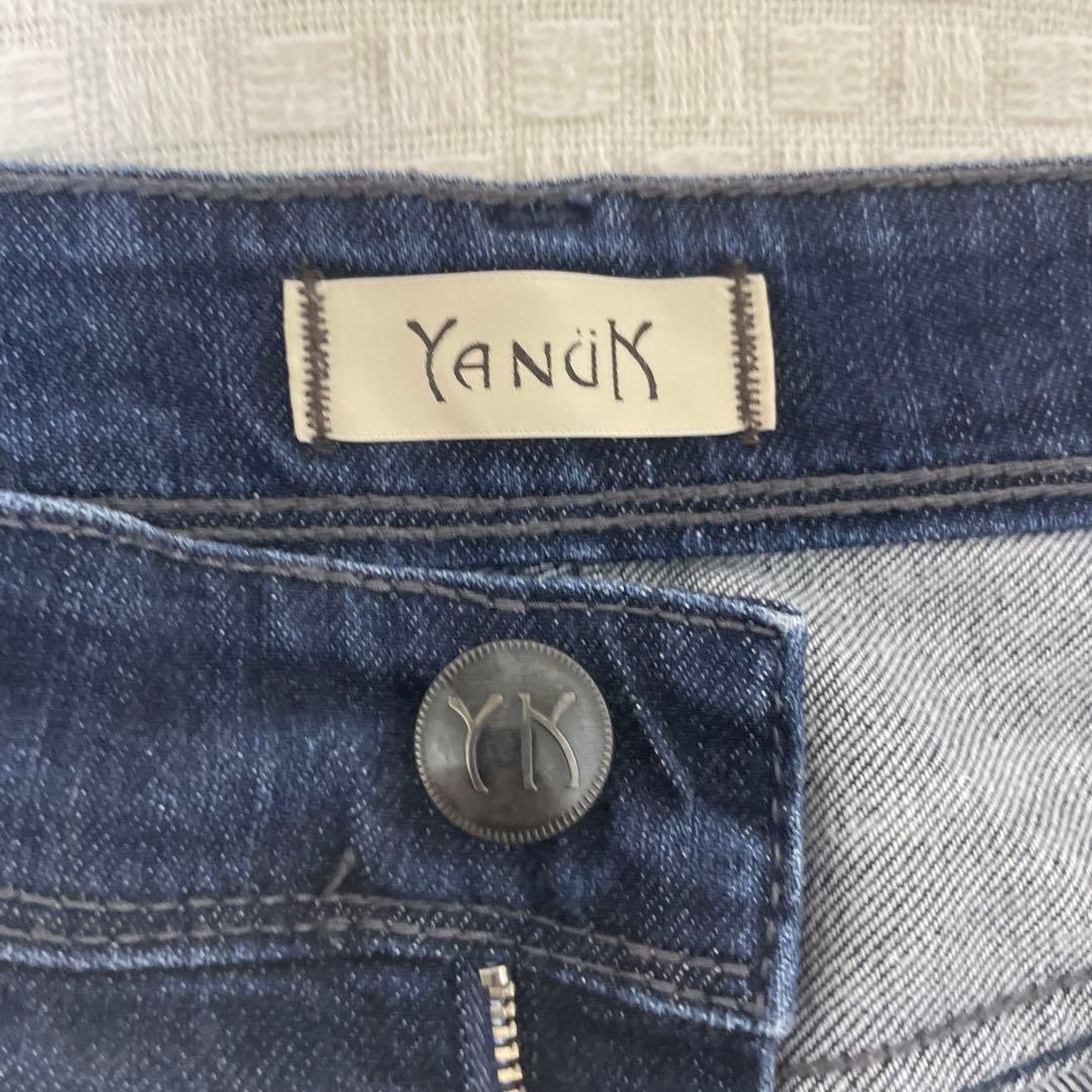ヤヌーク　デニム　リリス　ストレート　ワイド　 サイズ24