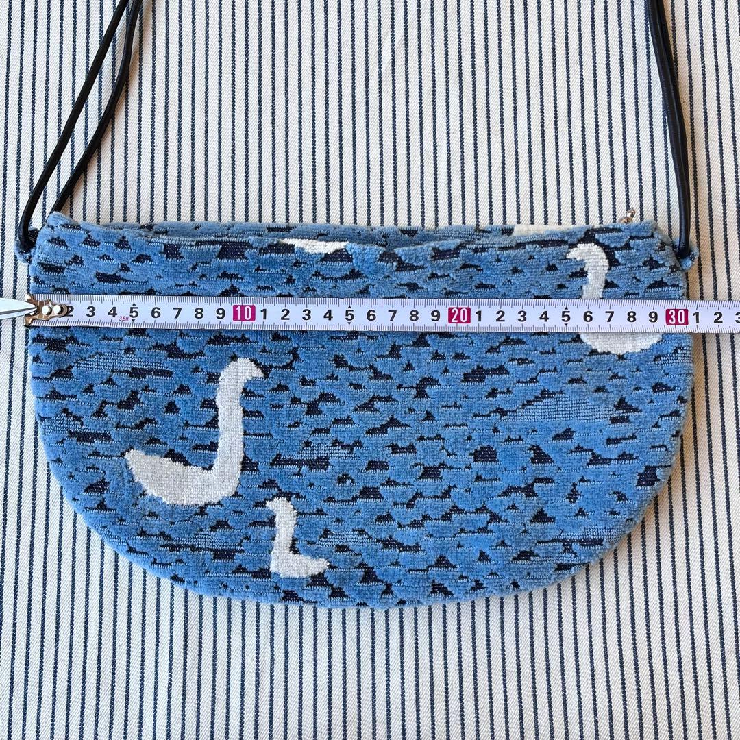 ミナポルホネン　クッペバッグ　winter lake ポシェット　ブルー