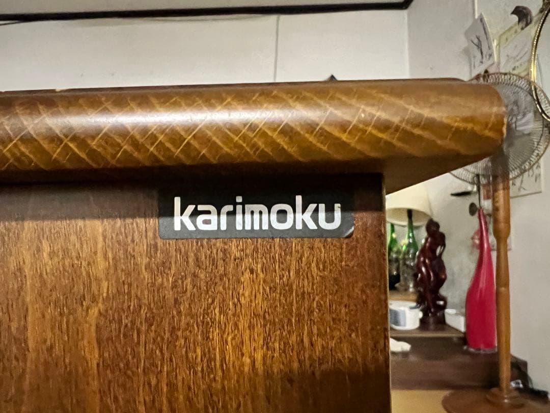 karimoku カリモク コロニアル 電話台 レトロ アンティーク　送料込み