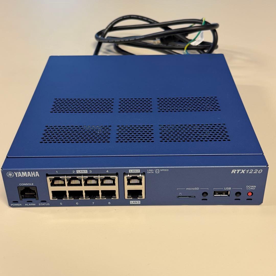 【美品】YAMAHA RTX1220 ルーター　値下げしました