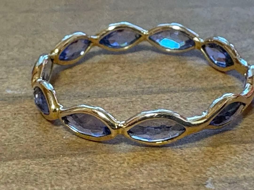 タンザナイト エタニティリング K10 15号