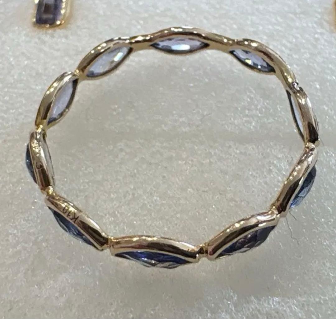 タンザナイト エタニティリング K10 15号