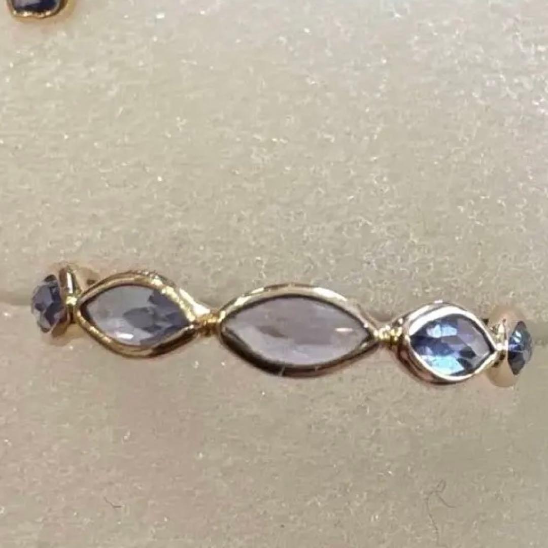 タンザナイト エタニティリング K10 15号