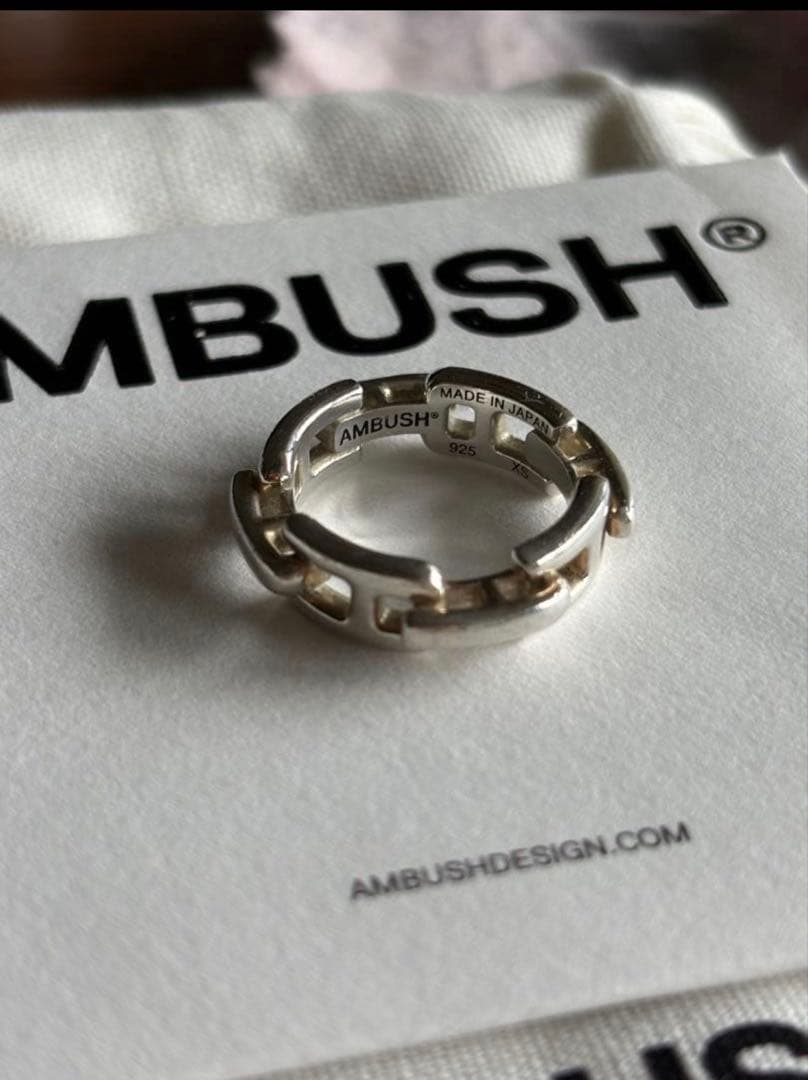 AMBUSH A CHAIN RING SILVER XS 専用