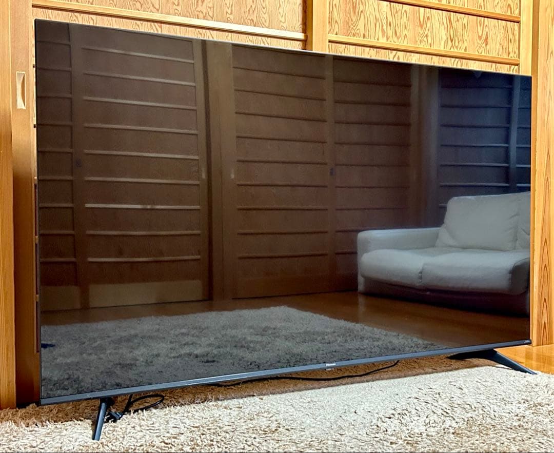 【未使用に近い】ハイセンス 65型4K液晶テレビ65E6G 2024年製