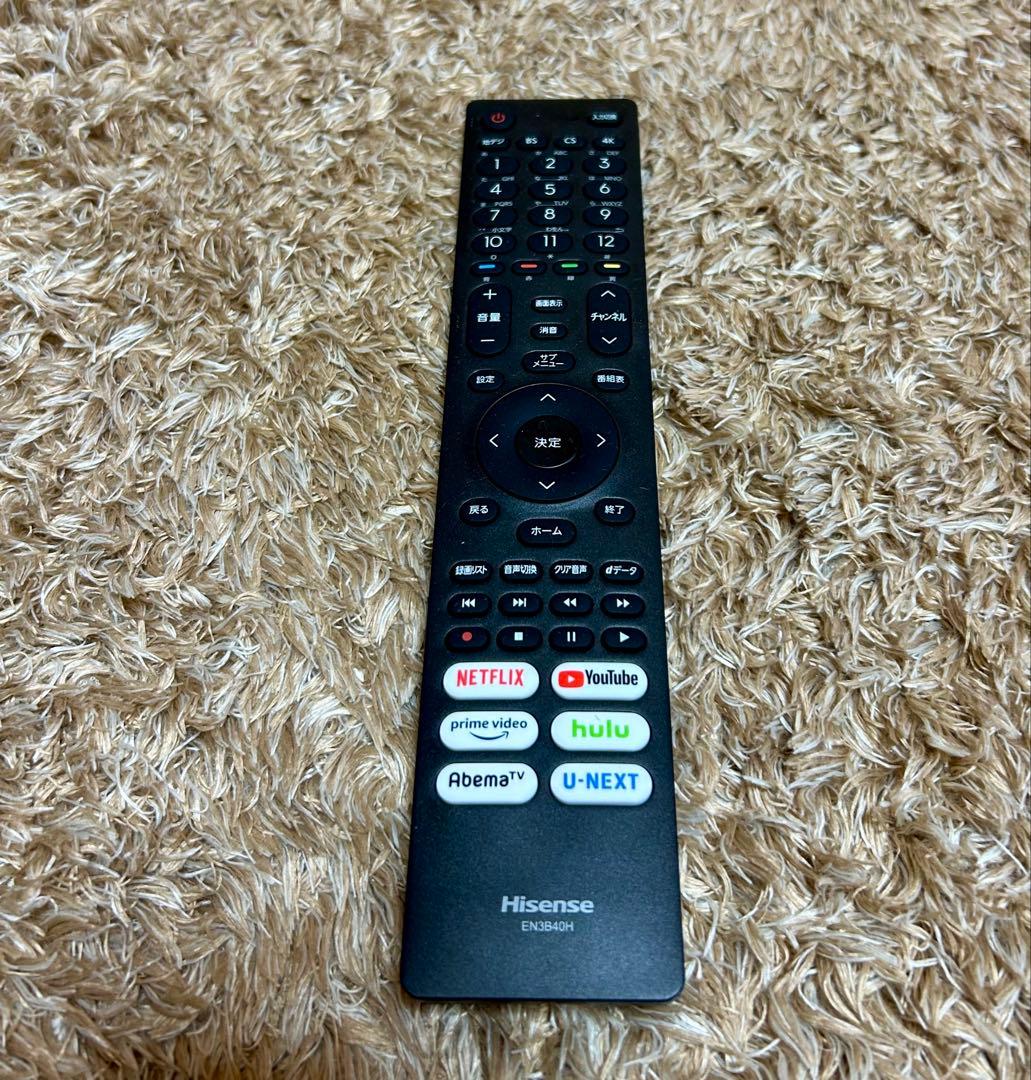 【未使用に近い】ハイセンス 65型4K液晶テレビ65E6G 2024年製