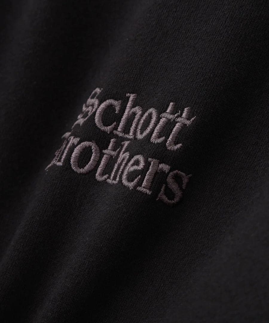 Schott B.S CREW SWEAT ブラック