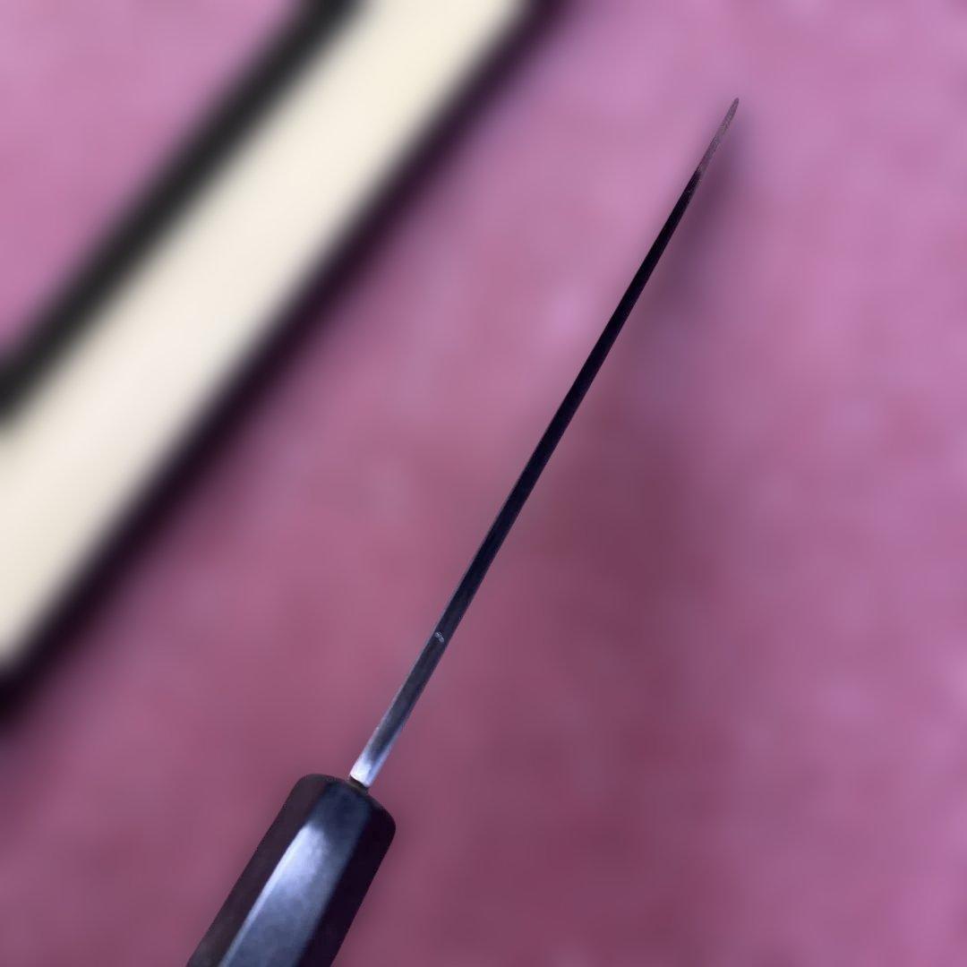 銀三　柳刃包丁　240㎜ 8寸鞘付き